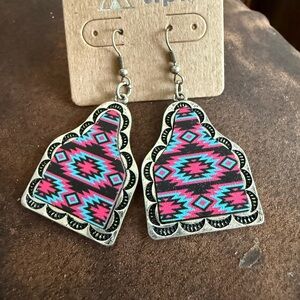 Tribal Patterned Earrings
